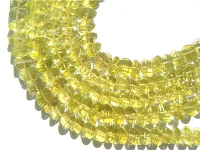 Lemon Quartz Faceted Twisted Pillow (Quality AAA)